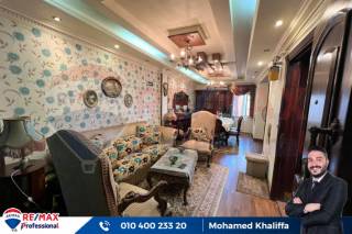 شقة للبيع 145 متر الابراهيمية خطوات من ش ابو قير