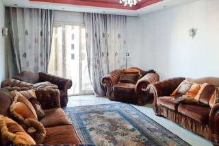 شقة للايجار المفروش 160 متر سموحه ش الهيلتون