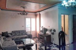 شقة للإيجار 120 متر سيدي جابر متفرع من ش المشير