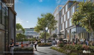 مكتب مفروش غرفة بمول اداري بميدان النجدة أكتوبر