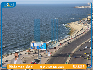 شقة للبيع 455م كامب شيزار فيو بحر بالكامل