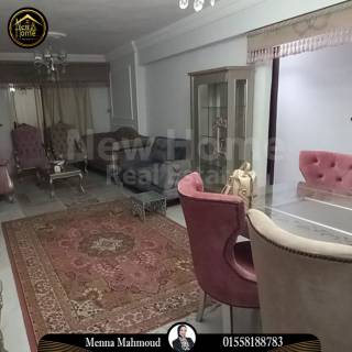 شقة للايجار المفروش 125 متر سيدى جابر