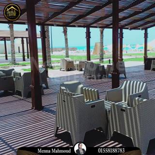 شاليه مفروش للبيع 155 متر مارسيليا بيتش