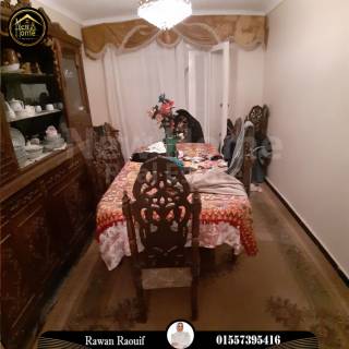 شقة للبيع 100 متر كفر عبده شارع ابراهيم راجي