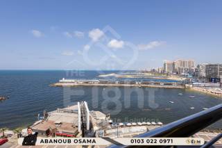 شقة للايجار المفروش 110 متر جليم على البحر مباشرة
