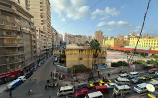 شقة للبيع 230م لوران شارع ابو قير مباشرة