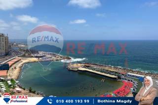 شقة للايجار 110 متر سابا باشا علي البحر مباشرة