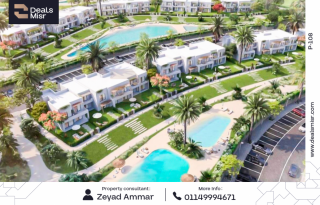 شاليه بجاردن للبيع 140 متر راس الحكمه سي شور