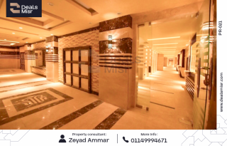 شقه للبيع 283 متر سموحه شارع فوزي معاذ