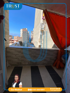 شقة 195م للبيع سبورتنج شارع بورسعيد