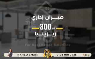 ميزان إدارى للبيع 300 متر زيزنيا ش عبد السلام عارف