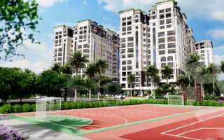 شقة للبيع 156 متر سموحة كمباوند مروج قسط 5 سنوات