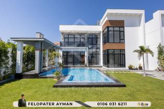 فيلا متشطبة للبيع 368متر كومباوند أليكس ويست