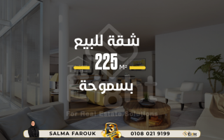 شقة للبيع 225 متر سموحة ش ذكى رجب