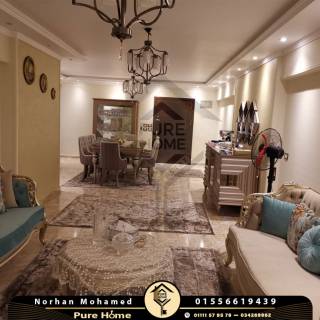 شقة للايجار 185 متر سموحة كومباوند الاتحادية