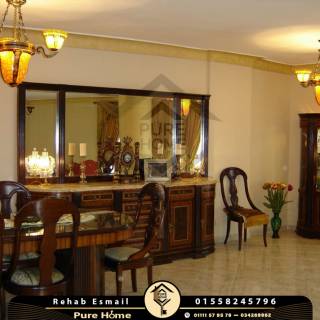 شقة للايجار المفروش 175 متر سموحة أبراج الشرطة