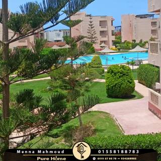 شاليه مفروش للبيع 155 متر مارسيليا بيتش