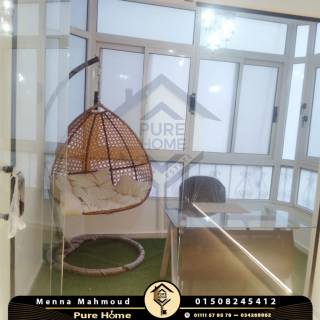 شقة مفروشه ومميزة للايجار 140 متر في الابراهيميه