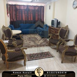 شقة للايجار المفروش 90 متر سيدي جابر