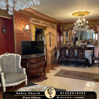 شقة للايجار المفروش 176 متر رشدي