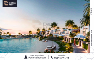 شاليه للبيع 110 متر راس الحكمة Hydepark Seashor