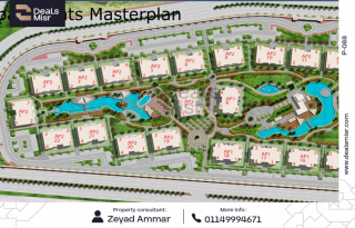 شاليه بجاردن للبيع 184م العلمين مارينا 8