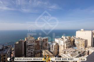شقة للإيجار المفروش 145 متر سبورتنج على البحر