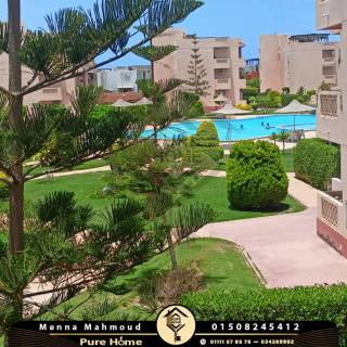 شاليه مفروش للبيع 155 متر مارسيليا بيتش