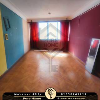 مكتب بسموحه شارع مصطفى كامل للبيع أو للإيجار 140م