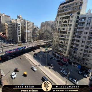 شقة 350 متر للبيع بميامي شارع خلف الأكاديمية