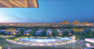 تاون هاوس فيو الأهرامات في كمبوند الهضبة