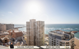 شقة روف للبيع 440 متر سيدى بشر على البحر