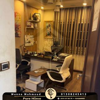 مقر إدارى مفروش للايجار لوران شارع ابو قير مباشرة