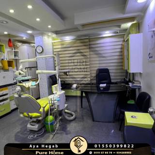 مقر اداري للبيع بولكلي شارع ابو قير مباشرة