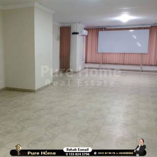 مقر اداري للايجار سبورتنج شارع بورسعيد مباشر