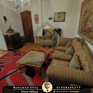 شقة للبيع 185 متر رشدي بين الترام و البحر