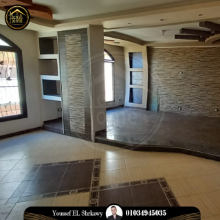 شقه 120م للبيع بسموحه شارع النصر