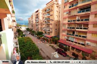 شقة للبيع 112 متر المعمورة الشاطئ