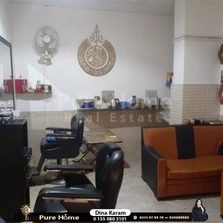 محل للبيع 22 متر سموحة امام ش النقل والهندسه