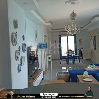 شقة للايجار الابراهيمية خطوات من شارع أبوقير