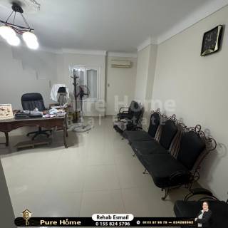 عيادة مفروشة للايجار سموحه تقسيم القضاه