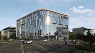 مكتب 30م للبيع متشطب فيو بلازا 7500م محور الوزارات