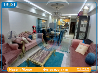 شقة 90م للبيع محرم بك ش المأمون