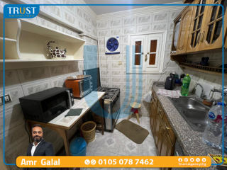 شقة 175م للإيجار المفروش سموحة المربع الذهبي