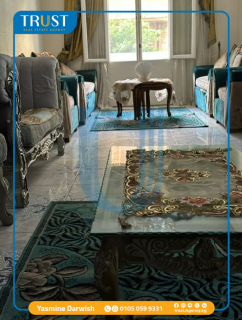 شقة للايجار المفروش 120 متر رشدي شارع ابو قير