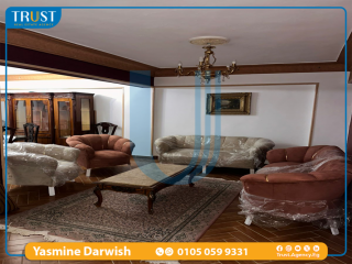 شقة للايجار المفروش 120 متر سموحة شارع النصر