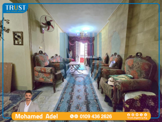 شقة للبيع 105م رشدى شارع رشدى باشا برج براند