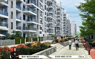 شقة للبيع 166 متر Down Town من City Edge العلمين الجديدة