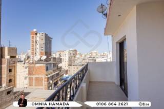 شقة للبيع 165 متر ميامي متفرع من ش إسكندر إبراهيم