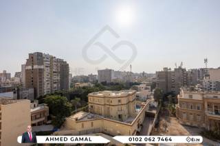 شقة دوبلكس للبيع 345م كفر عبده شارع سانت جينى